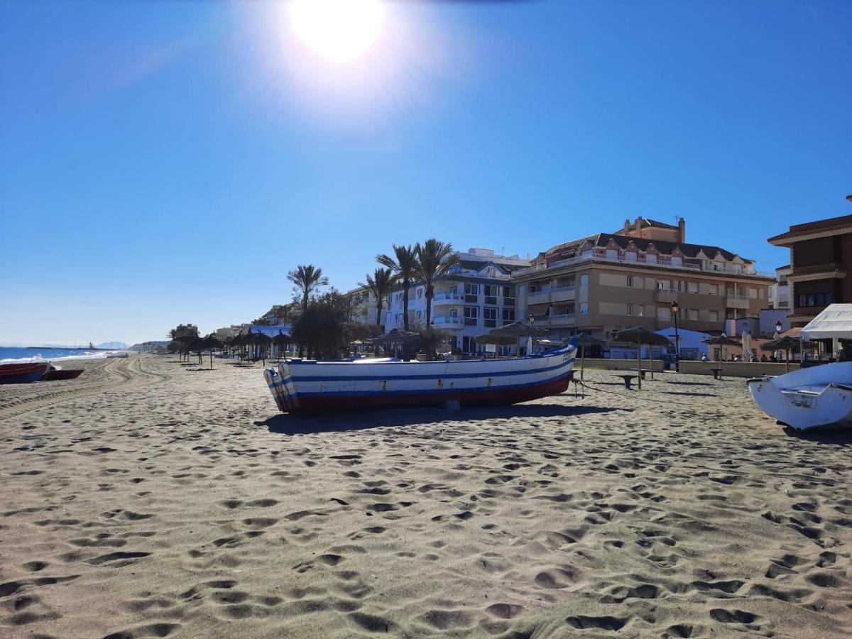 NORIA 2, pied dans le sable, magnifique vue mer, piscine, garage, la clime San Luis de Sabinillas Extérieur photo